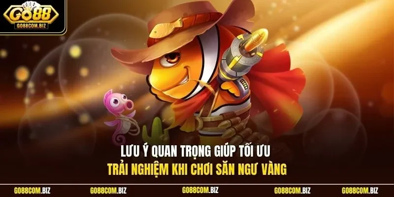 Lưu ý quan trọng giúp tối ưu trải nghiệm khi chơi săn ngư vàng